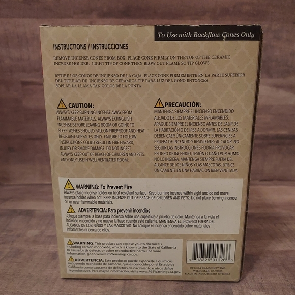 Waterfall Incense Cone Holder #2 Lot of 20 Incense Cones Dragonsblood Sandalwood - Picture 5 of 5